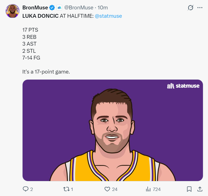 开云体育-拒投空位三分遭名嘴吐槽!东契奇在场-17湖人最差 32+11+8仍罪人