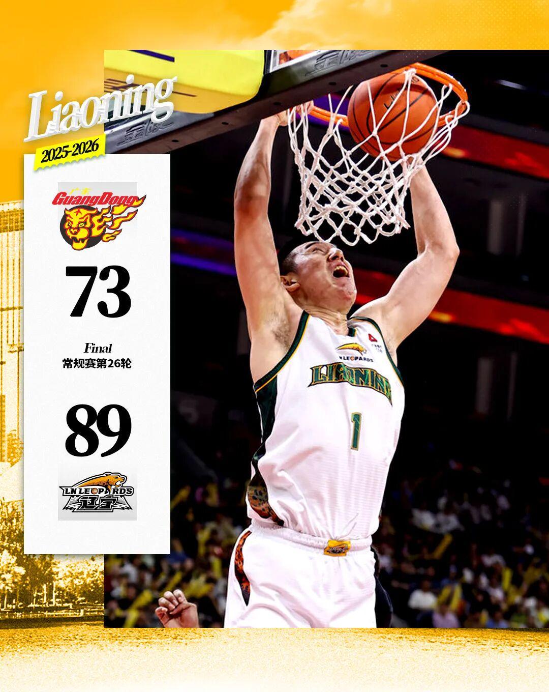 开云平台-付豪26分9板 鄢手骐17分 莫兰德21板6助攻 辽宁本钢客场89：73战胜深圳马可波罗